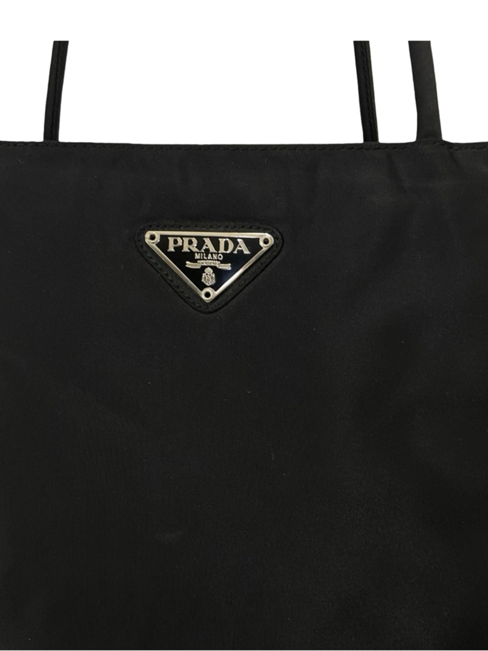 Prada Tessuto Triangle Logo Nylon Tote Bag - Picture 3 of 13